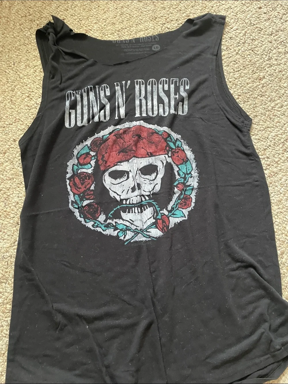 AC/DC Black & Gray Women's Muscle Tee Tank Top Bundle